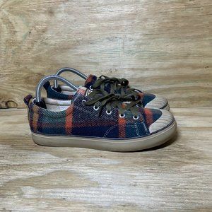 Keen Elsa Fleece Sneakers Women’s Size 9.5 Wool Plaid Flannel Shoes 1017967